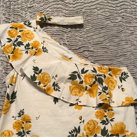 L'Academie Seberg Ruffle Floral Top Small - Picture 6 of 8